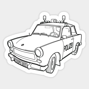 Volkspolizei Trabant 601 Sticker